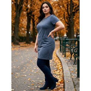 🔹️New Directions Denim Lyocell Dress Large